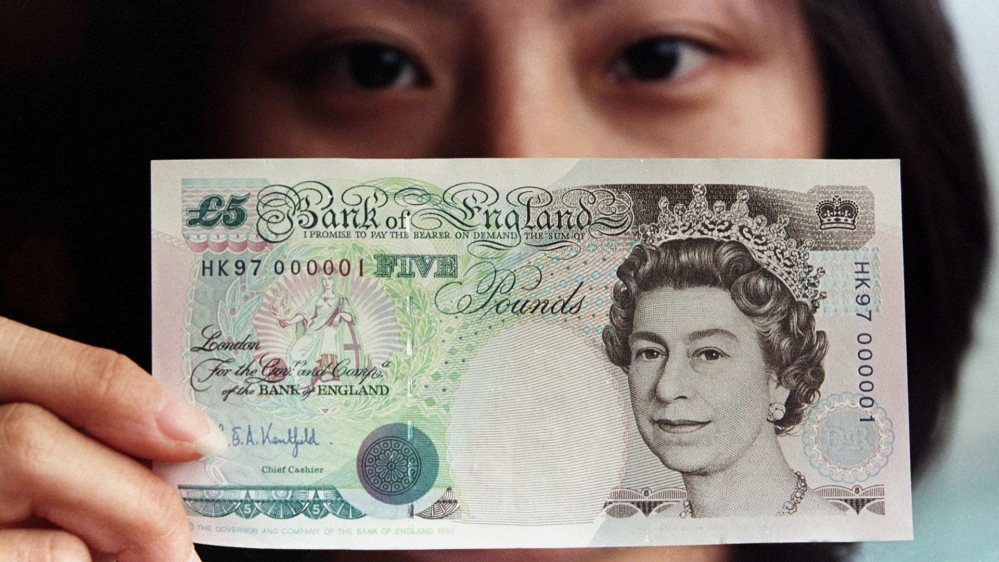 Bank of England five-pound note
