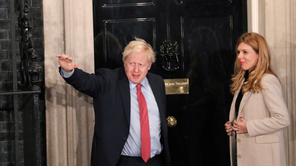Boris Johnson election win