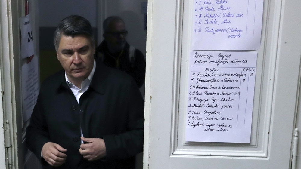 Croatia presidential election 