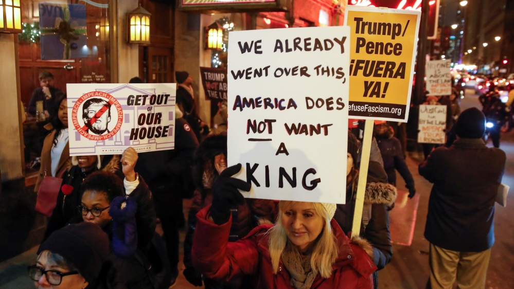 Trump impeachment protest
