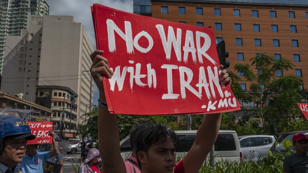 Filipinos Rally Against U.S. Strike On Iranian Military Commander Qasem Soleimani