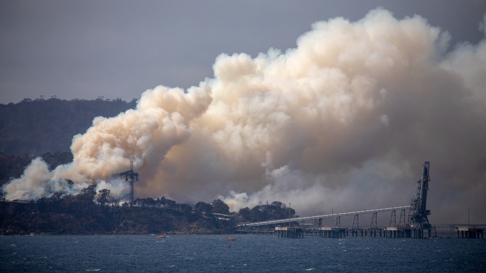 Fire in Eden, Australia
