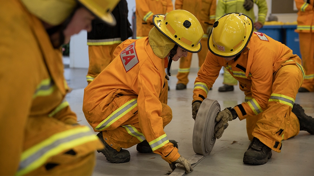 Australia volunteer firefighters
