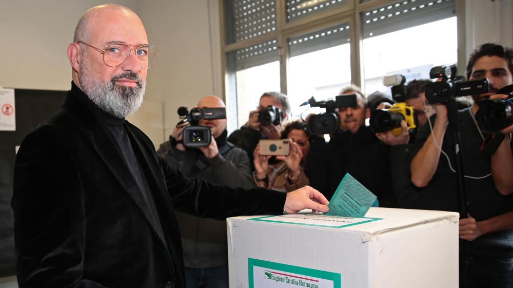 Centre-left Presidential candidate, Stefano Bonaccini