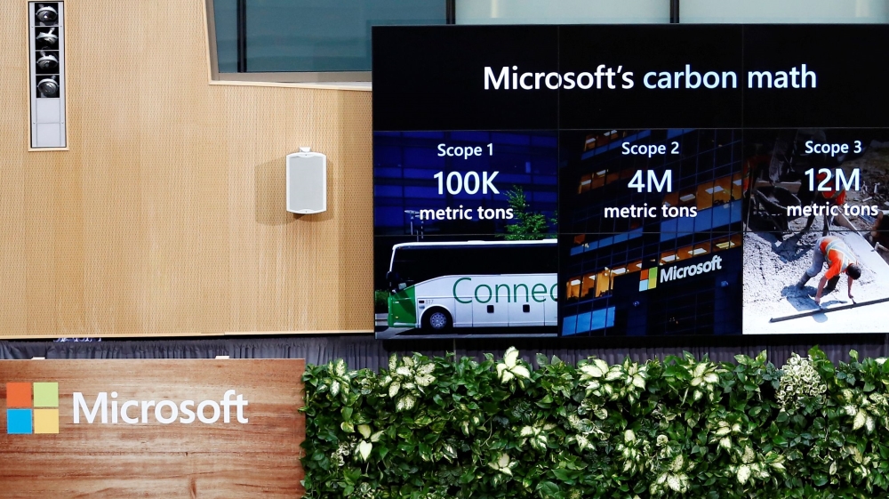 Microsoft has pledged to negate all the direct carbon emissions ever made at the company by 2050