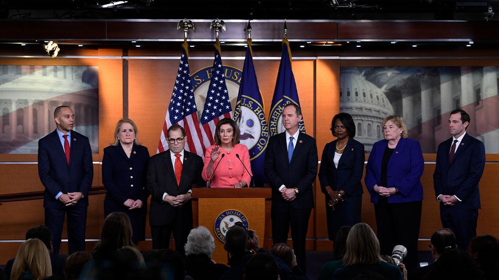 Nancy Pelosi and managers