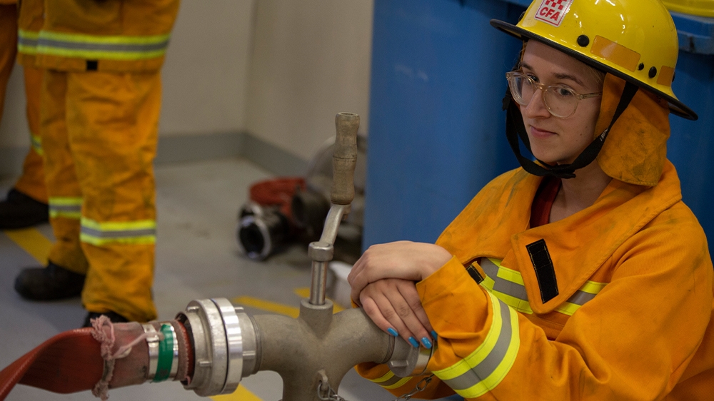 Australia volunteer firefighters