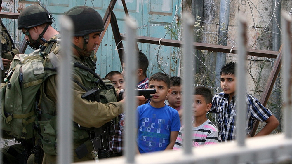 Palestinian children arrested