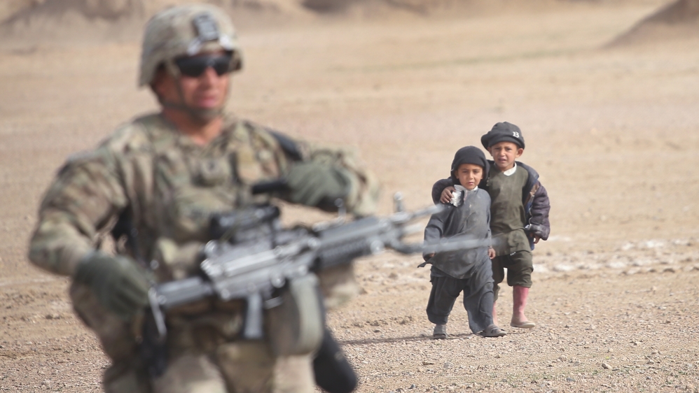 U.S. Soldiers Provide Security Around Kandahar Airfield