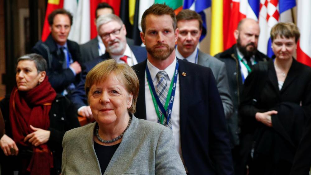 Merkel EU budget - reuters