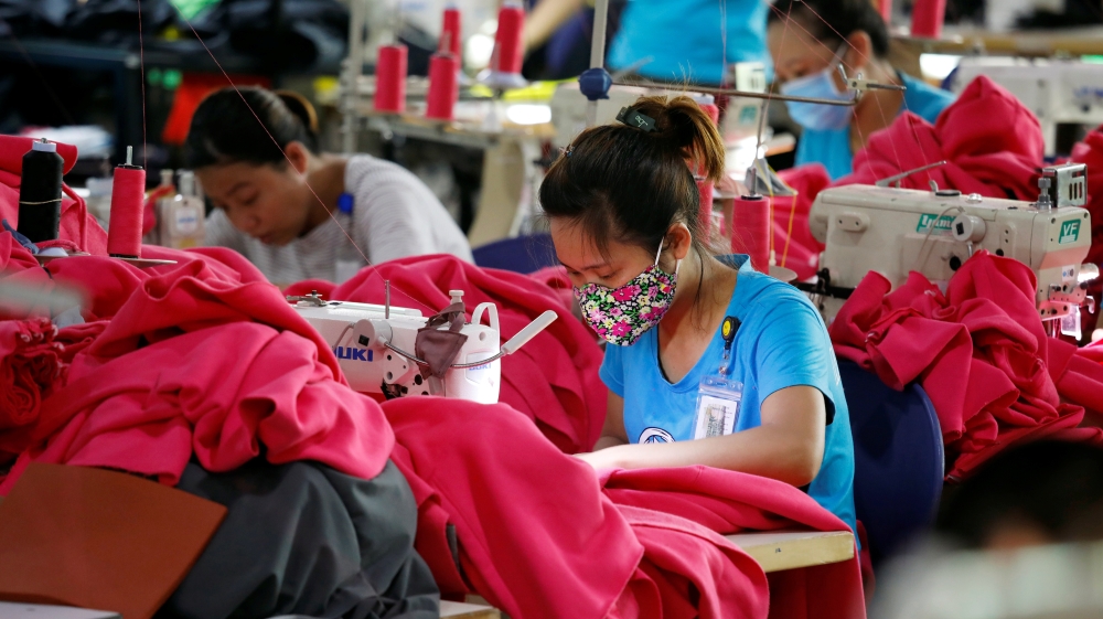 Vietnam garment workers