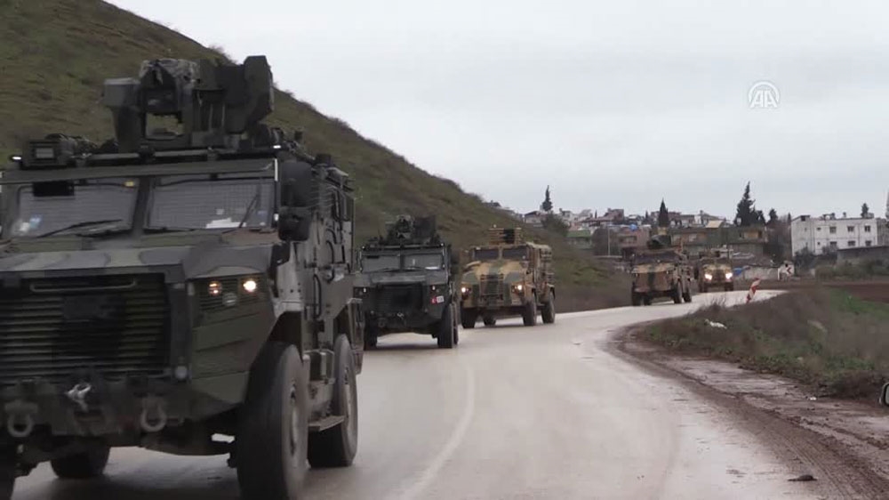 Turkey continues to send military reinforcement to Syria border Idlib