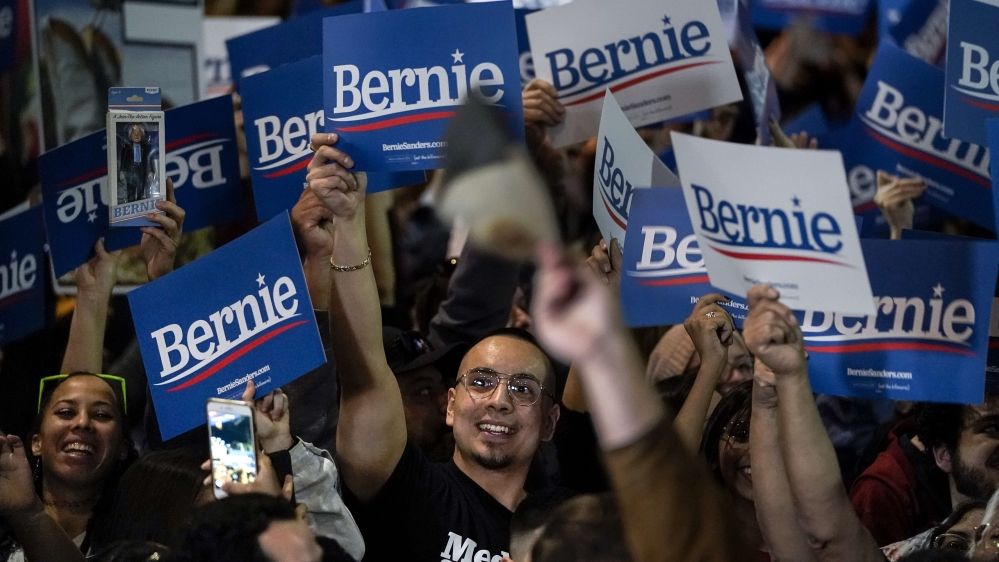 Democratic Presidential Candidate Sen. Bernie Sanders Campaigns In Texas