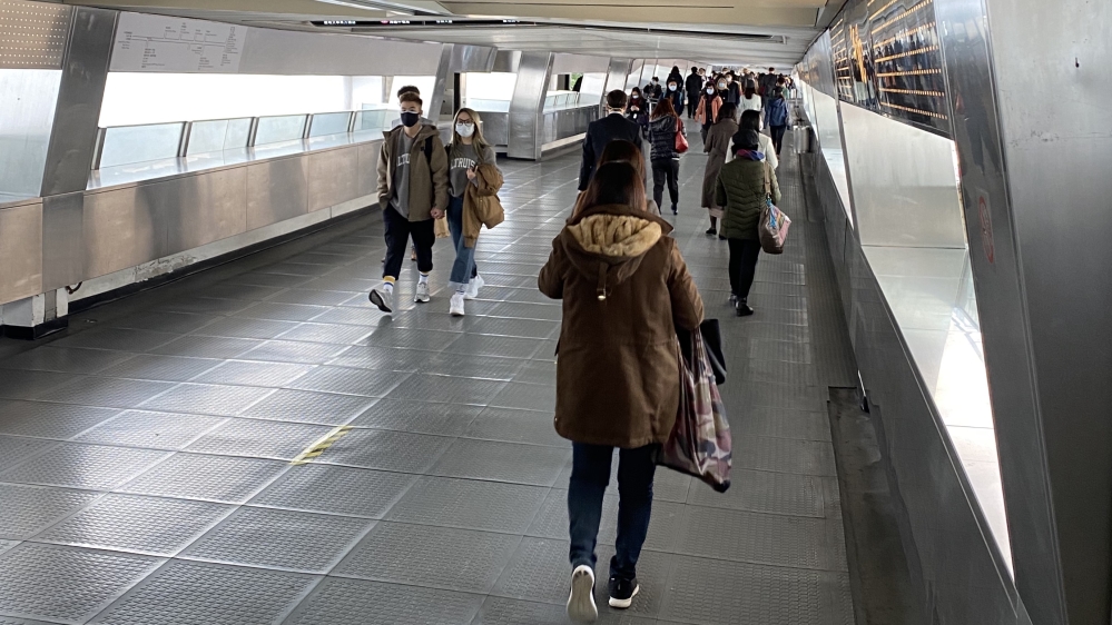 Hong Kong quieter rush hour