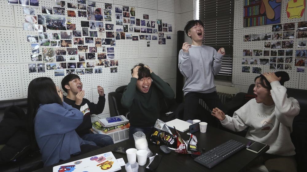 South Korea Parasite reactions