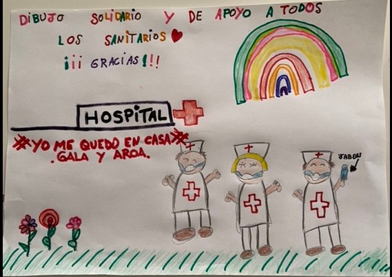 Spanish child's picture- Graham Keeley