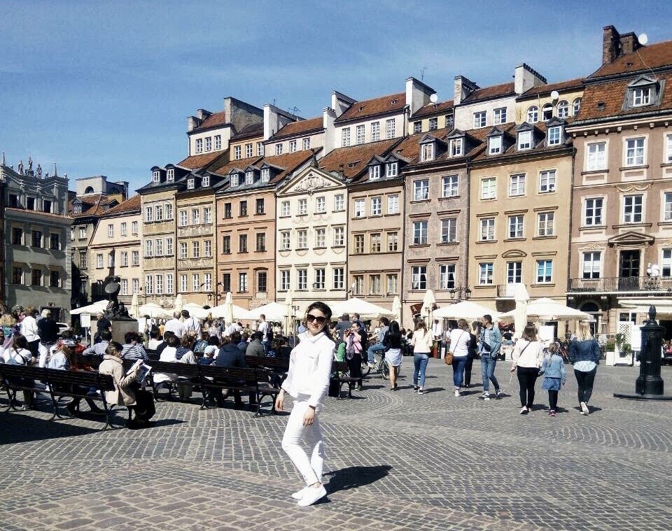 A general view of Warsaw city