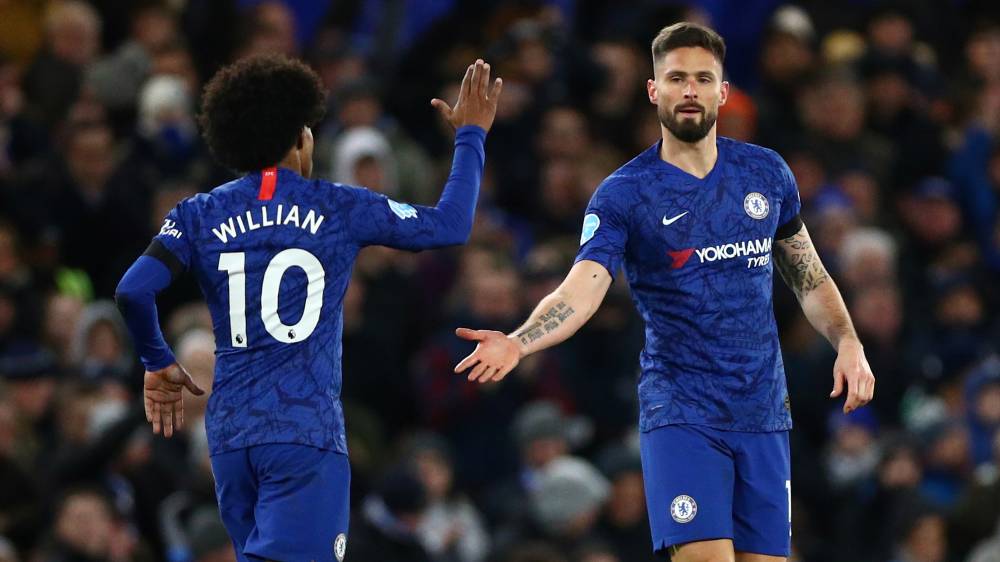 Willian and Giroud - reuters