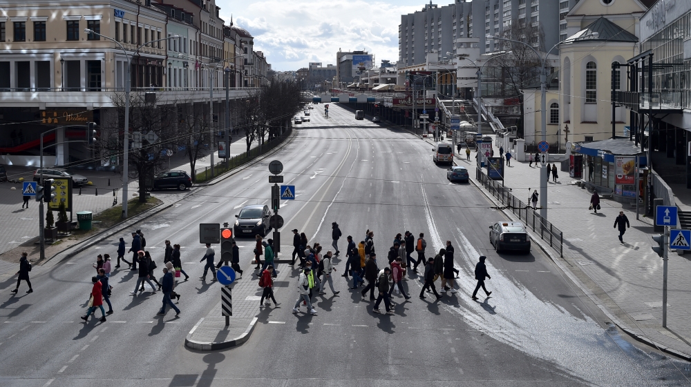 Coronavirus precautions in Minsk