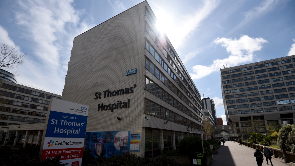 UK premier at hospital as 'precautionary step'