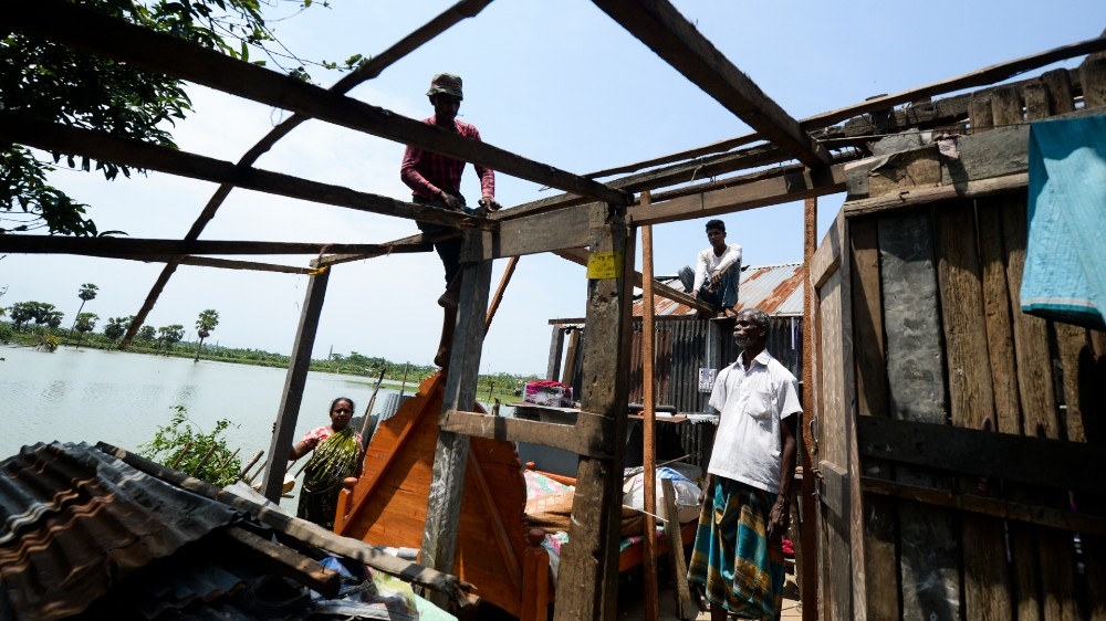 Cyclone Amphan in Satkhira, Bangladesh