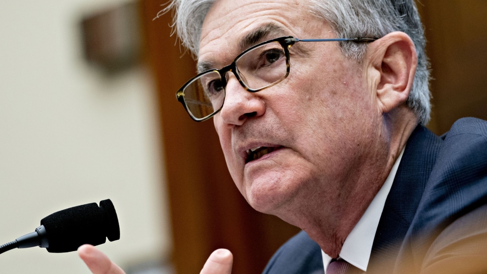 US Federal Reserve Chairman Jerome Powell