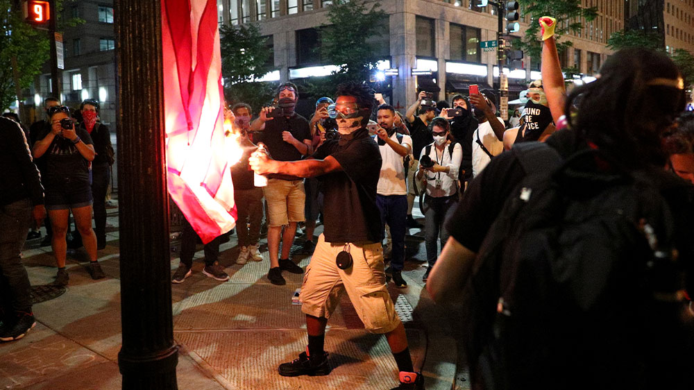 racial inequality protests Washington