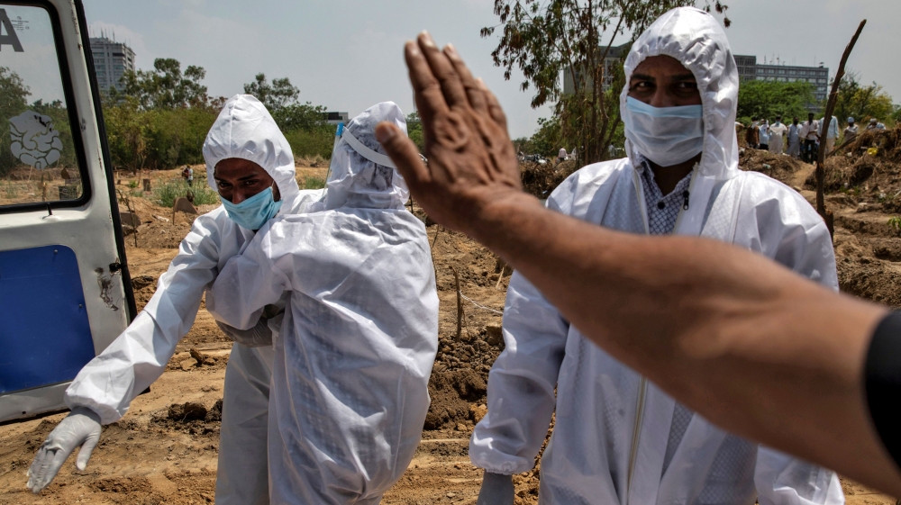 The spread of the coronavirus disease (COVID-19) in New Delhi