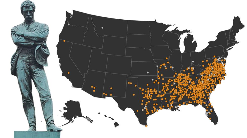 Interactive: Confederate statue