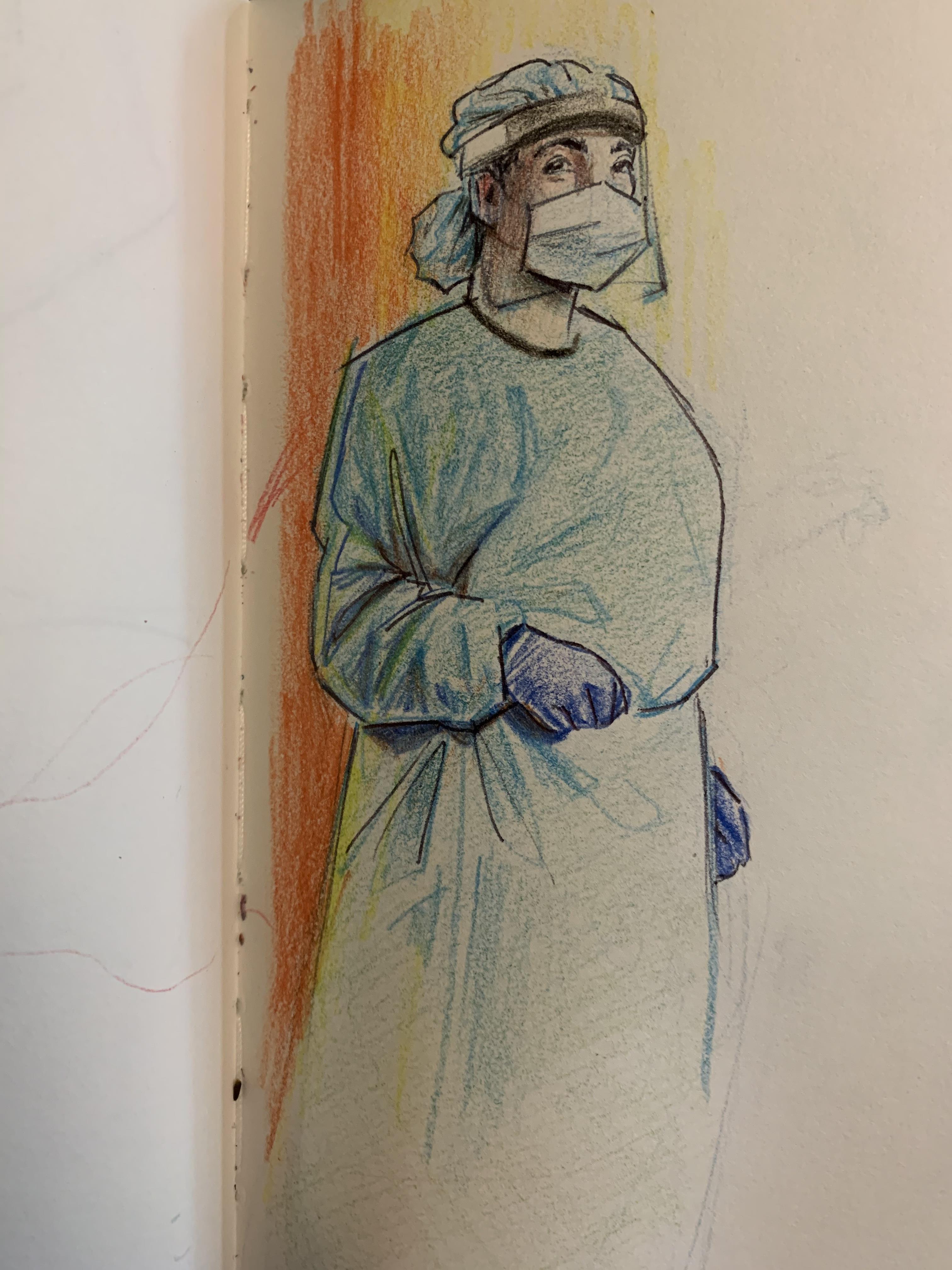 PMIS - Colin Baker article -  Sketch by David Vargas