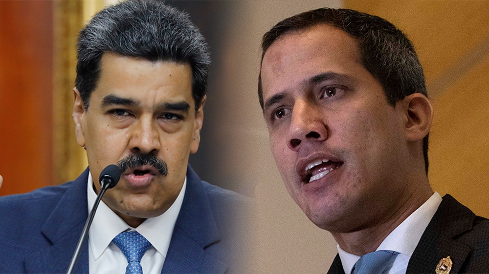 Maduro vs Guaido composite