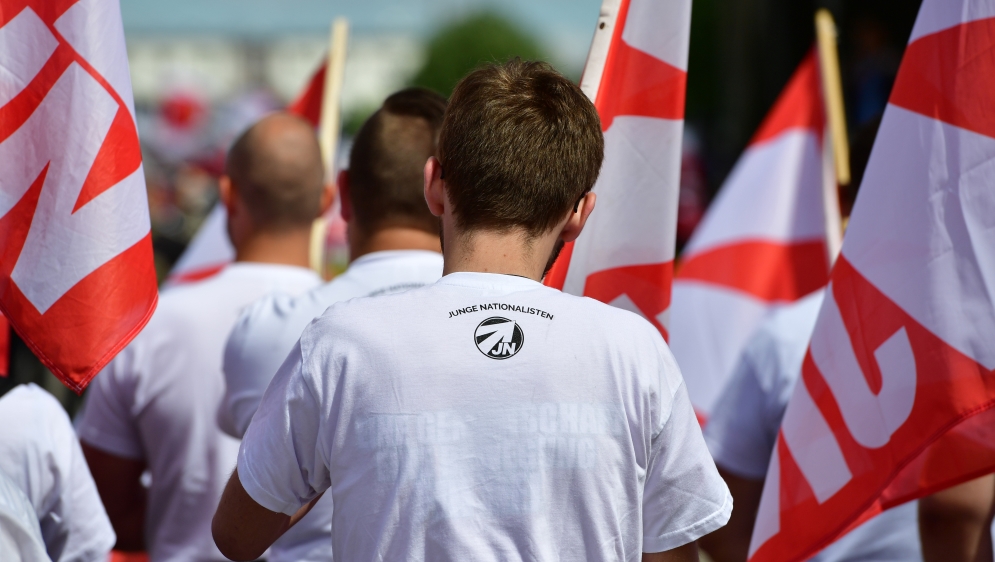 Neo-Nazis March On May Day In Erfurt
