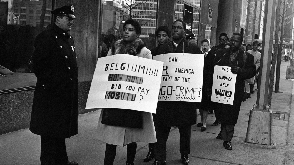 Lumumba pickets 1961 AP photo