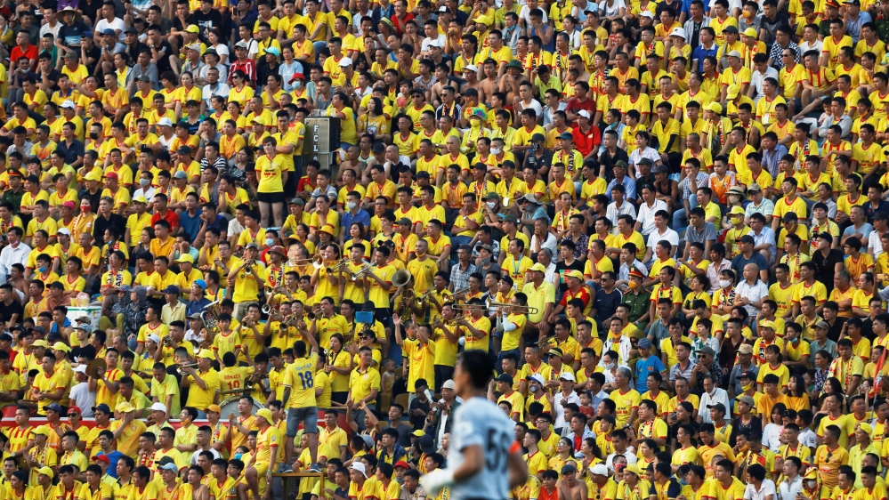 Vietnam reopens its national soccer league for crowd after Covid-19