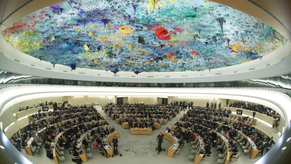 UN Human Rights Council session in Geneva