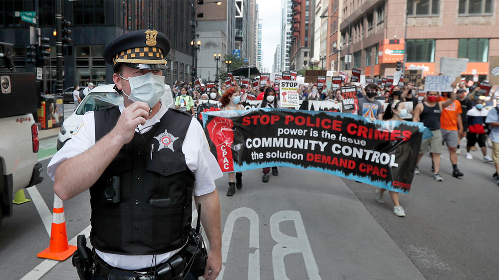 Police protest Chicago