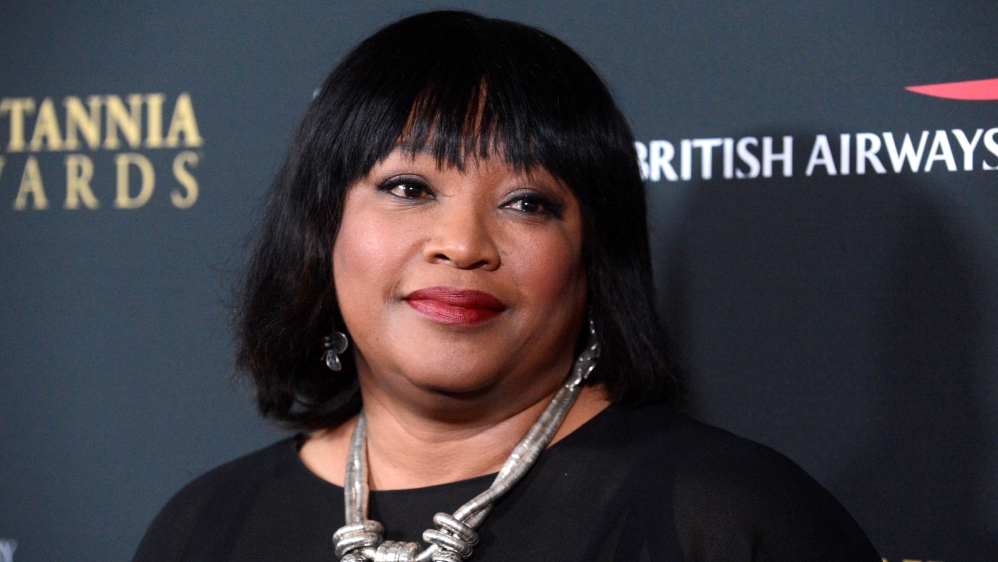 FILE PHOTO: Zindzi Mandela, former South African president Nelson Mandela''s daughter, attends the BAFTA Los Angeles Britannia Awards in Beverly Hills