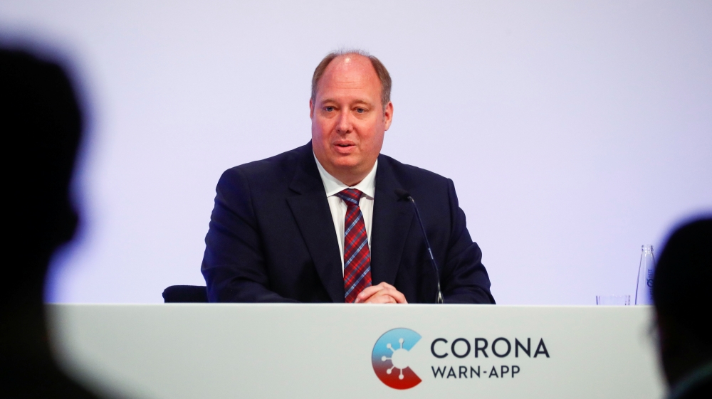 The German Chancellery’s Chief of Staff Helge Braun said his country is considering banning local travel to stem a second wave of the new coronavirus
