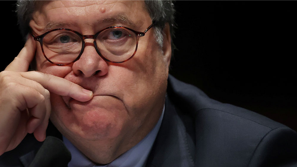 William Barr stumped