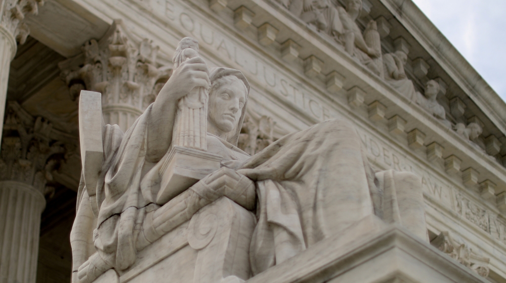 A general view of the U.S. Supreme Court building in Washington, U.S. May 8, 2020. REUTERS/Jonathan Ernst/File Photo