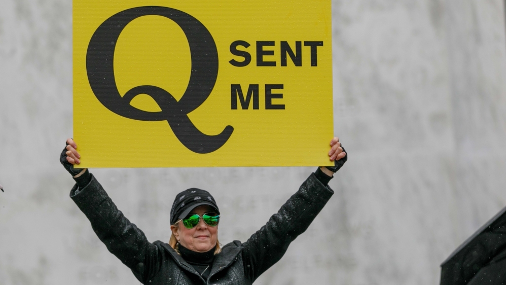 QAnon supporter