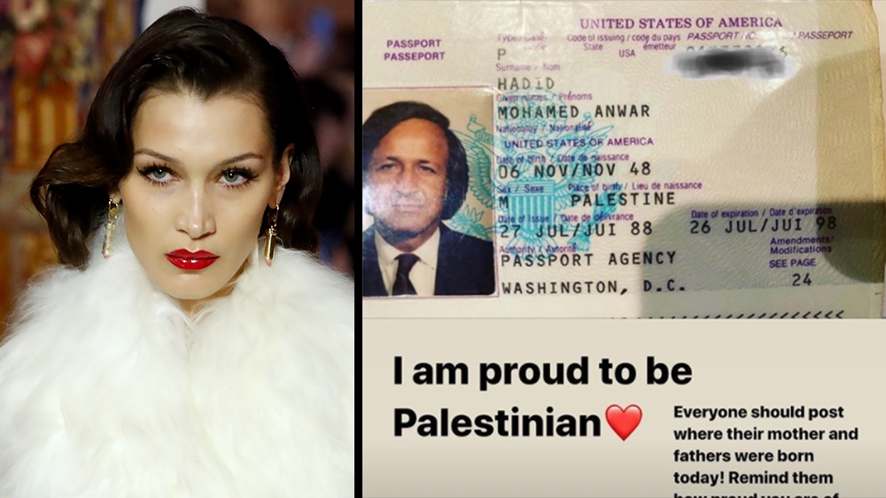 US Bella Hadid model presents a creation for Lanvin during the Women''s Fall-Winter 2020-2021 Ready-to-Wear collection fashion show in Paris, on February 26, 2020. (Photo by FRANCOIS GUILLOT / AFP) + [