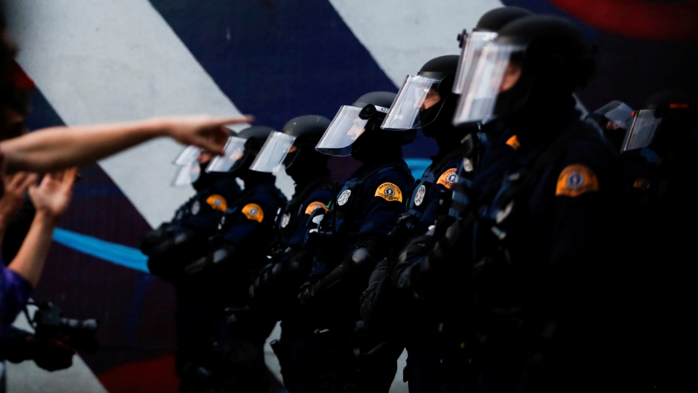 File: Protesters rally against the death in Minneapolis