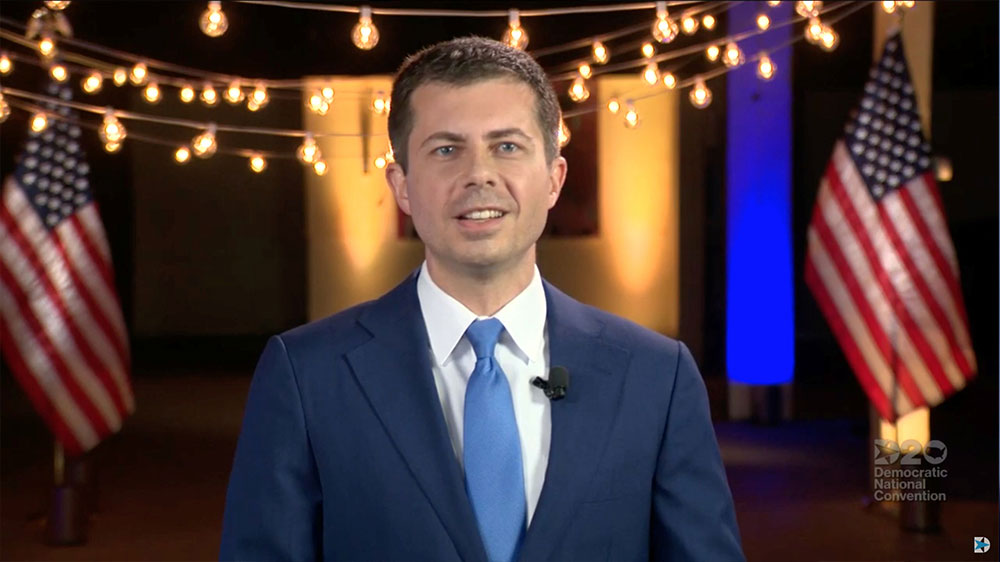 Pete Buttigieg at Dem conventions