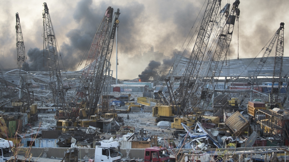 Beirut explosion AP photo