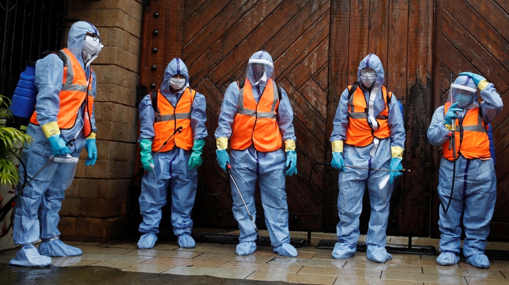 Residence of Bollywood actor Amitabh Bachchan after he and son actor Abhishek Bachchan tests positive for coronavirus disease (CIVID-19) in Mumbai