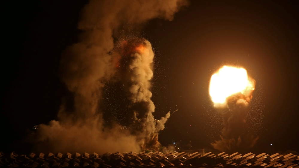 Israeli air strikes in Gaza