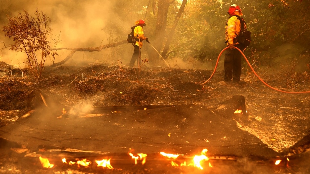 US - LNU - LIGHTNING - COMPLEX - FIRE - BURNS - IN - NAPA - COUNTY