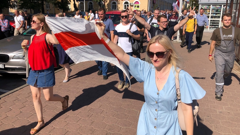Belarus Minsk protest