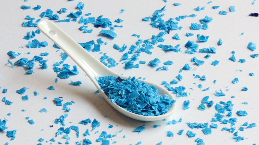 Microplastics illustration